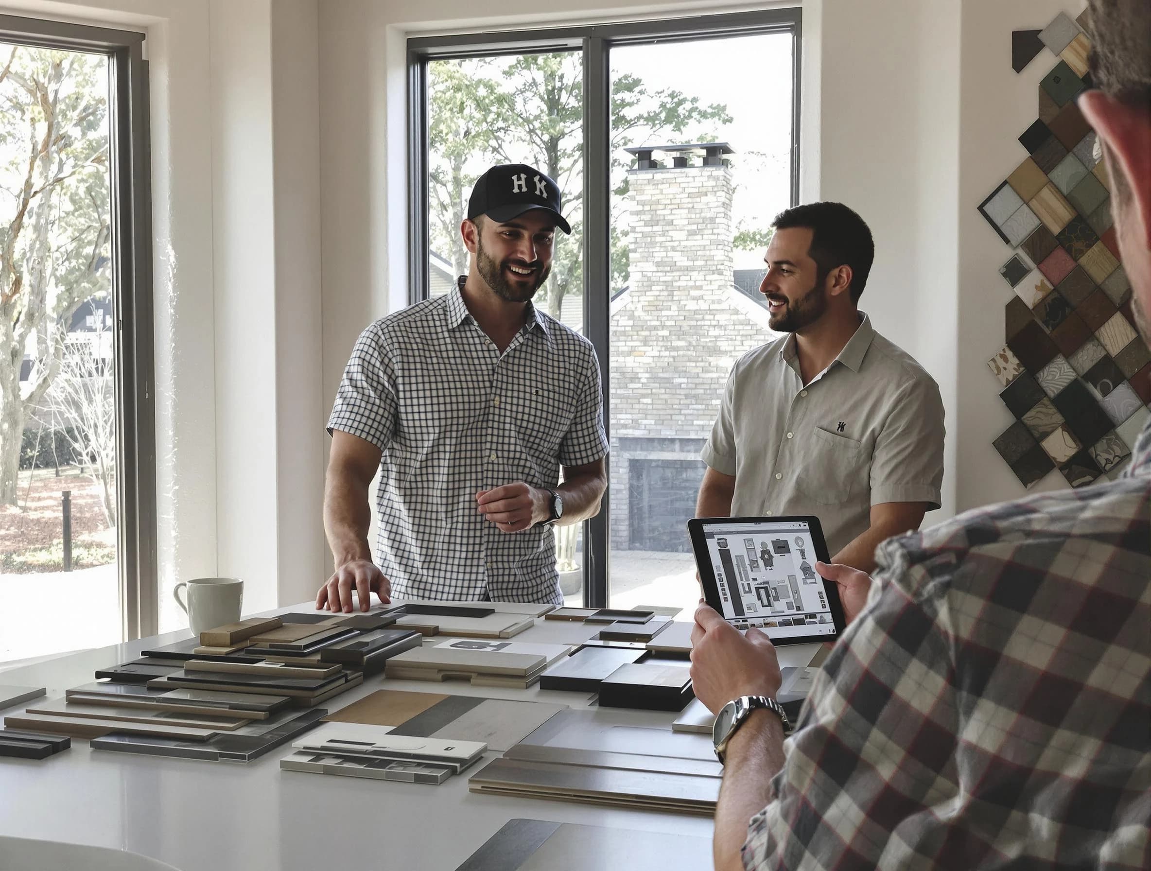 Woodstock Chimney Sweep remodeling a chimney and fireplace in Woodstock, GA
