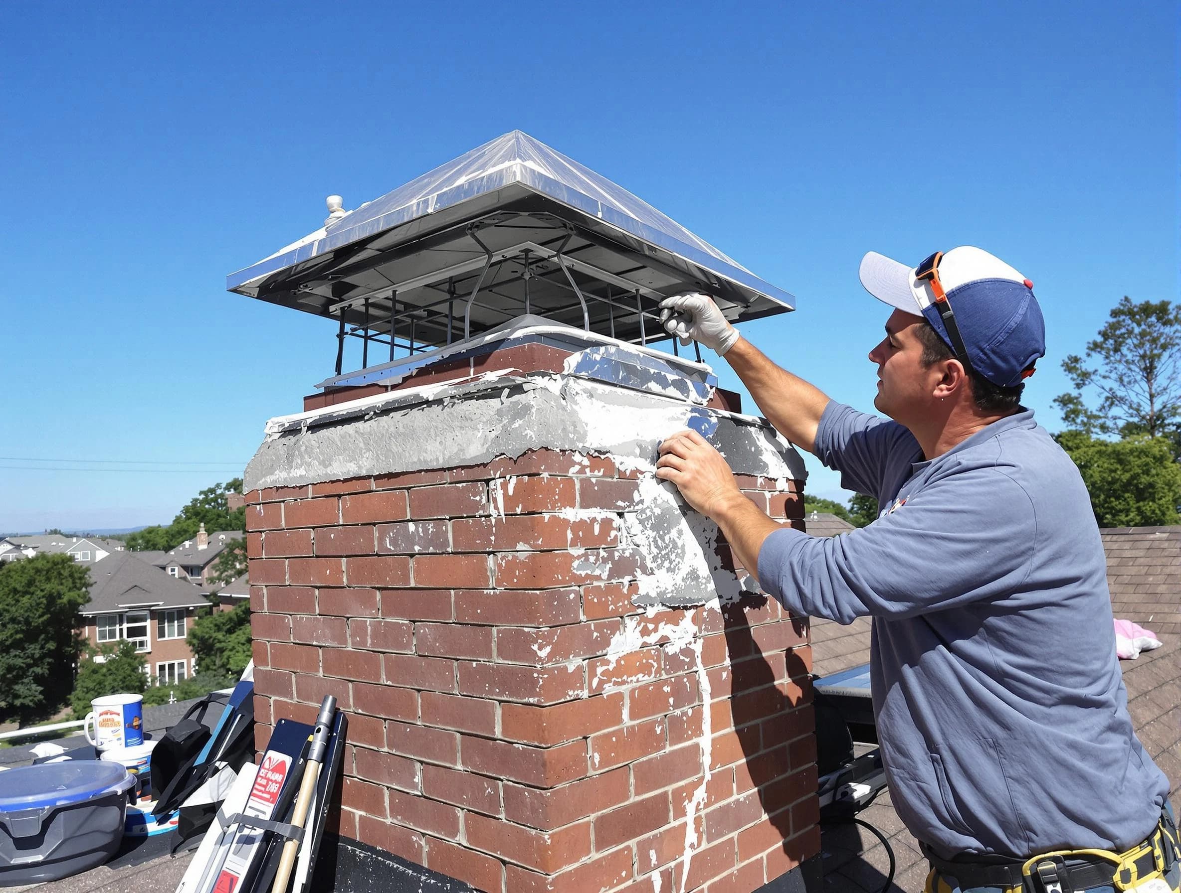 Chimney Crown Services service in Woodstock, GA