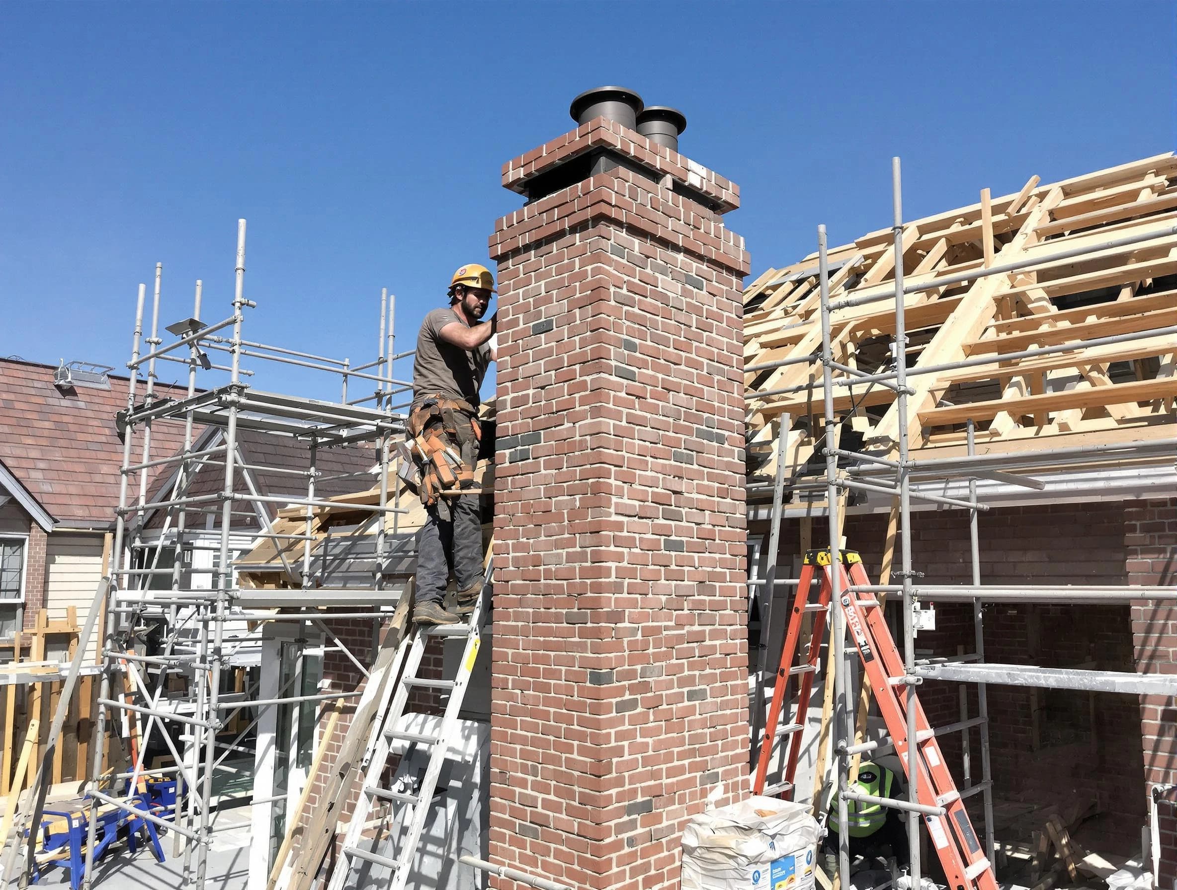 New chimney installation completed by Woodstock Chimney Sweep in Woodstock, GA