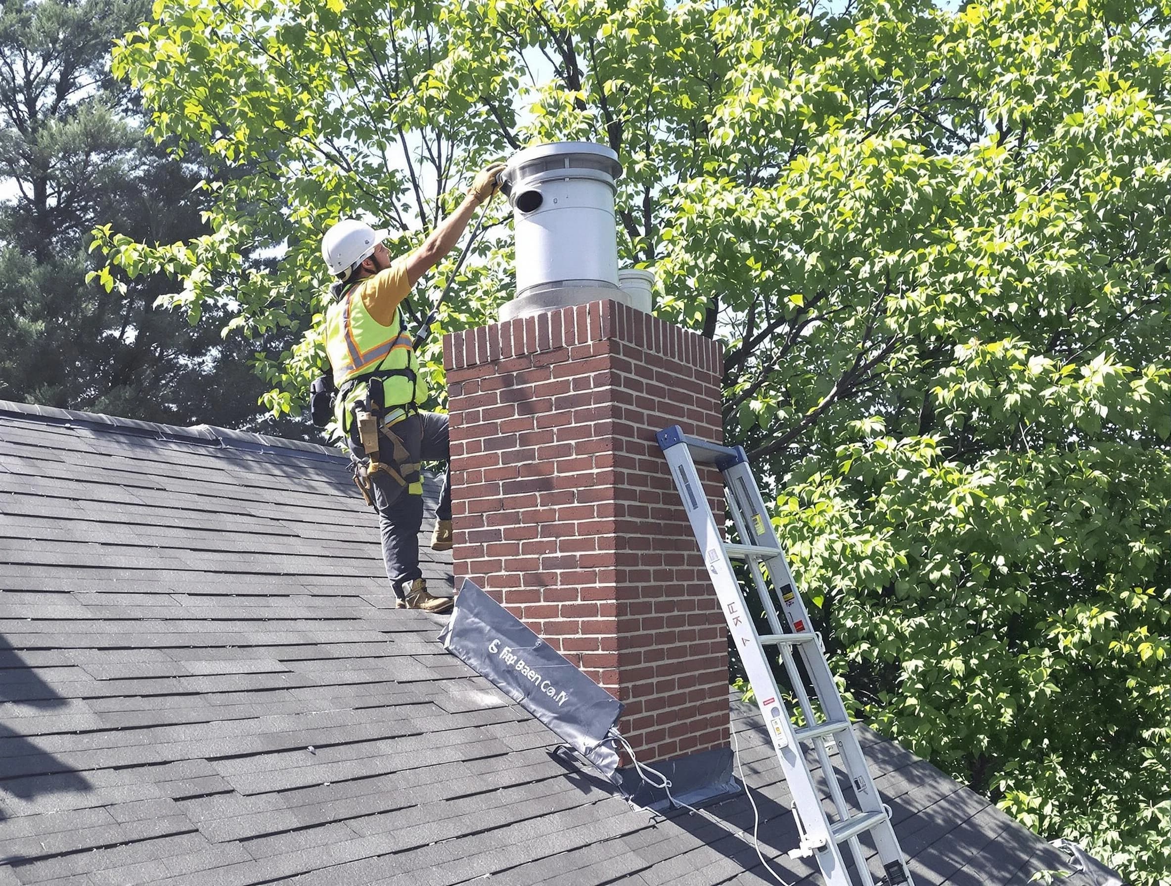 Chimney liner inspection by Woodstock Chimney Sweep in Woodstock, GA