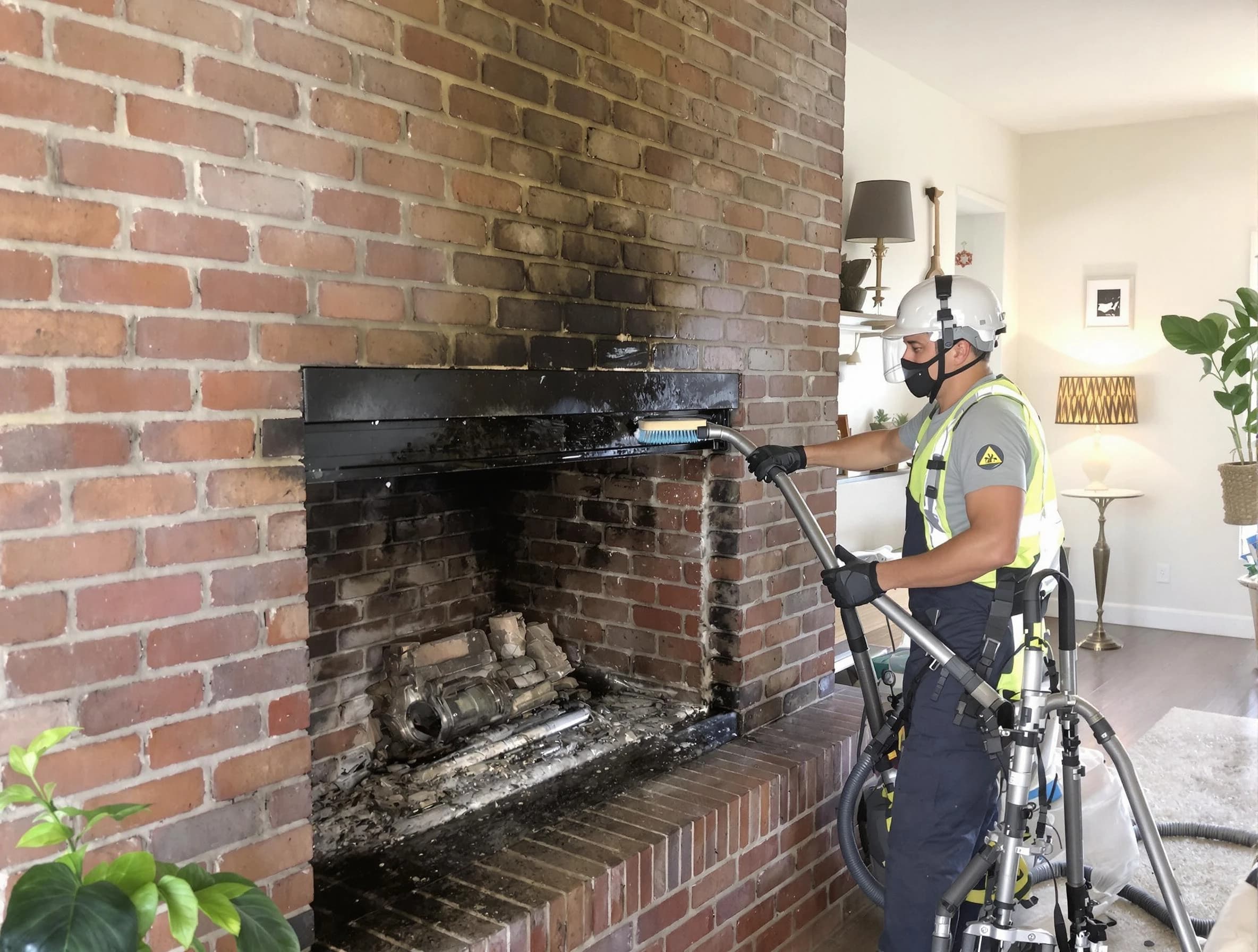 Woodstock Chimney Sweep providing fireplace cleaning services in Woodstock, GA