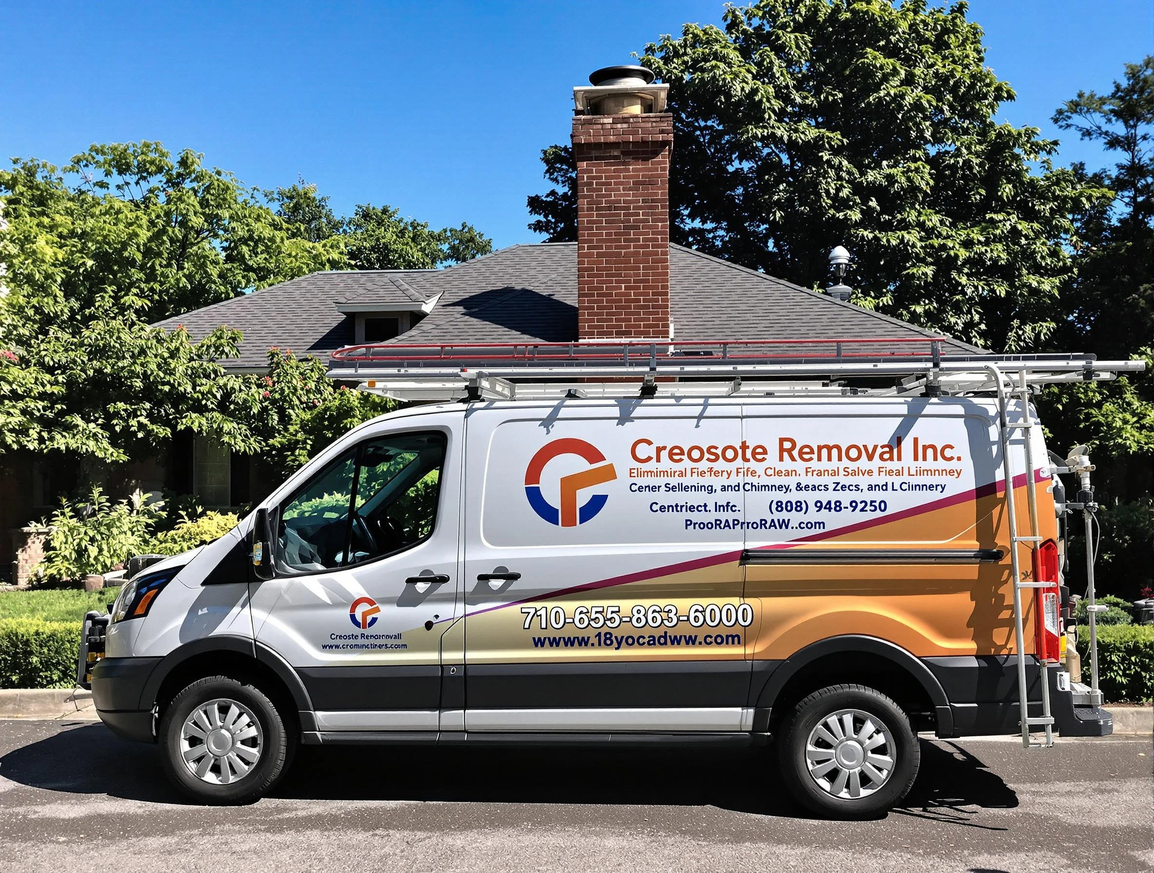 Woodstock Chimney Sweep technician removing creosote safely in Woodstock, GA